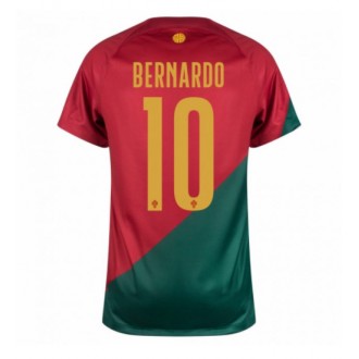 Herren Fußballbekleidung Portugal Bernardo Silva #10 Heimtrikot WM 2022 Kurzarm